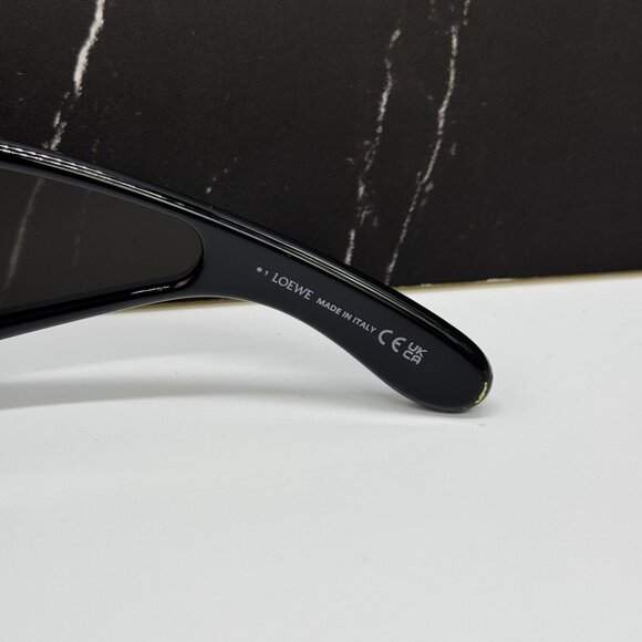 NEW LOEWE LW40108I 01C, UNISEX BLACK SILVER LOEWE SUNGLASSES main image 7